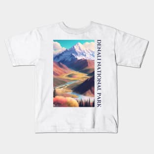 denali national park Kids T-Shirt